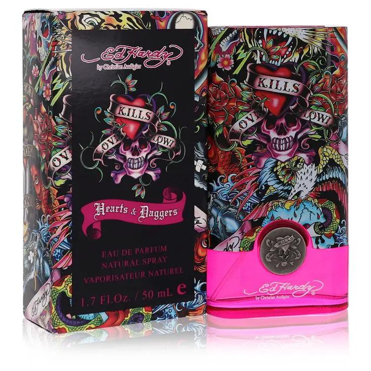 Ed Hardy Hearts & Daggers Eau De Parfum Spray by Christian Audigier 50 ml by Brands HD