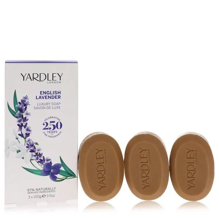 English Lavender 3 x 3.5 oz Soap by Yardley London 104 ml by Brands HD