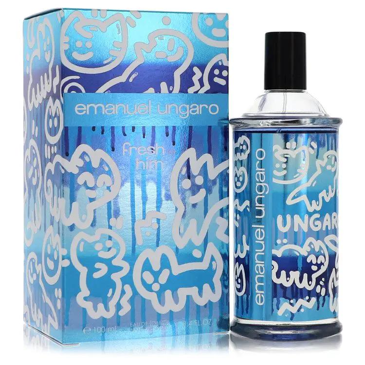 Emanuel Ungaro Fresh For Him Eau De Toilette Spray by Ungaro 100 ml by Brands HD