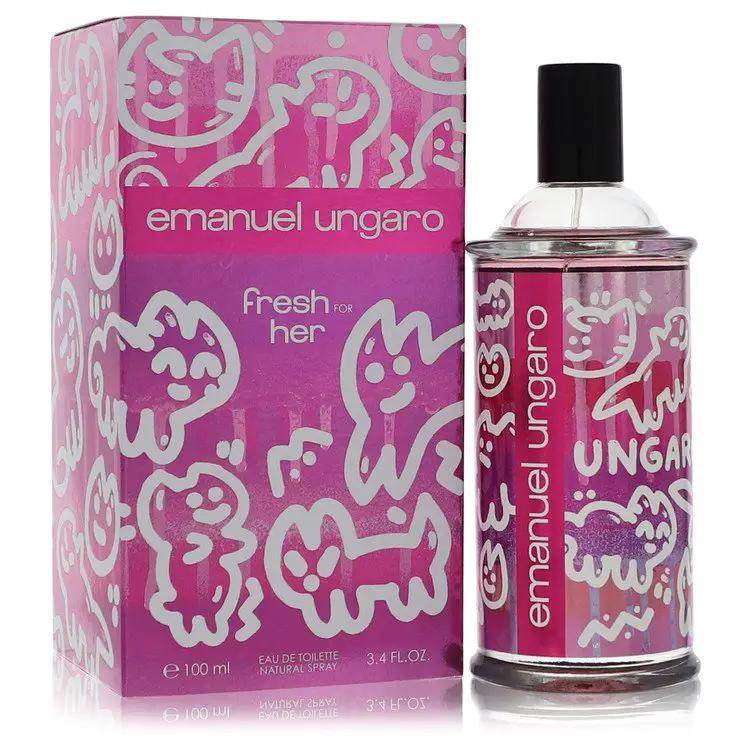 Emanuel Ungaro Fresh For Her Eau De Toilette Spray by Ungaro 100 ml by Brands HD