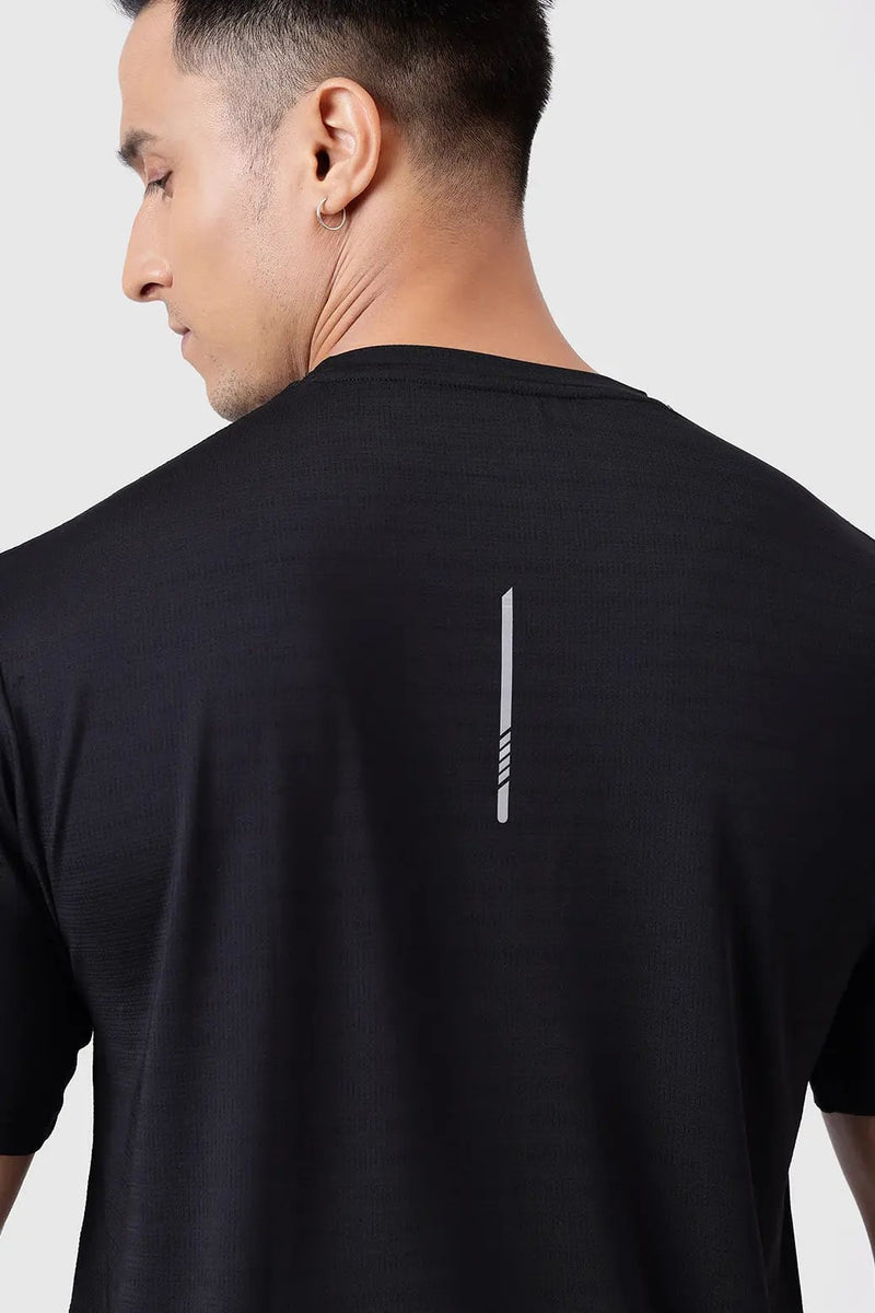 Ember Running T-shirt Black by Fuaark Nz