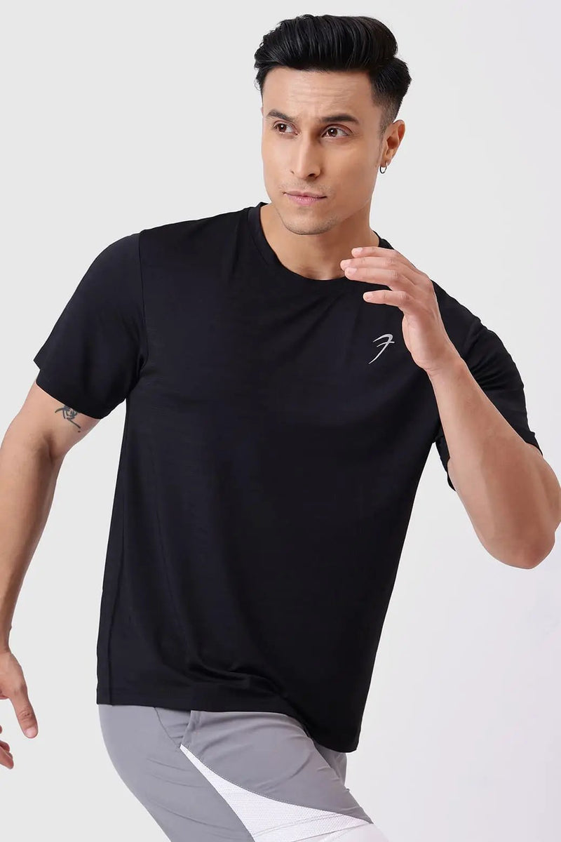 Ember Running T-shirt Black by Fuaark Nz