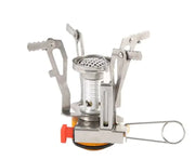 Portable Mini Camping Stove - Lightweight Aluminum Butane Burner for Outdoor Cooking | 1-3 Person Capacity by Mead's Supply & Equipment Outfitters limited
