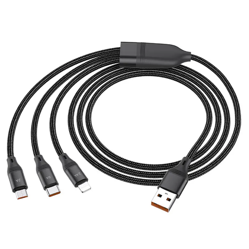 3in1 Charging Cable Type C Lightning Micro USB by salelink.co.nz