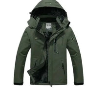 Men's Waterproof Thermal Hiking Jacket - Windproof Winter Outdoor Coat by Mead's Supply & Equipment Outfitters limited
