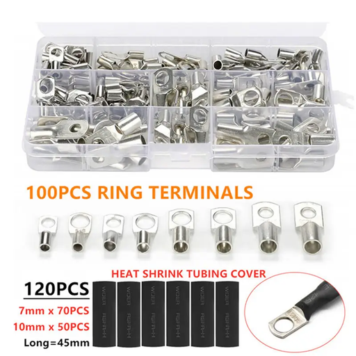 Battery Copper Crimp Terminals Cable Lug by salelink.co.nz