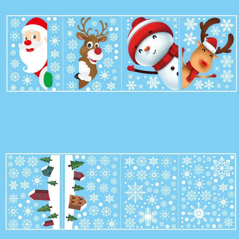 Christmas window stickers E by salelink.co.nz