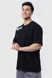 Eagle Oversized T-shirt Black by Fuaark Nz