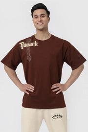 Eagle Oversized T-shirt Coffee by Fuaark Nz