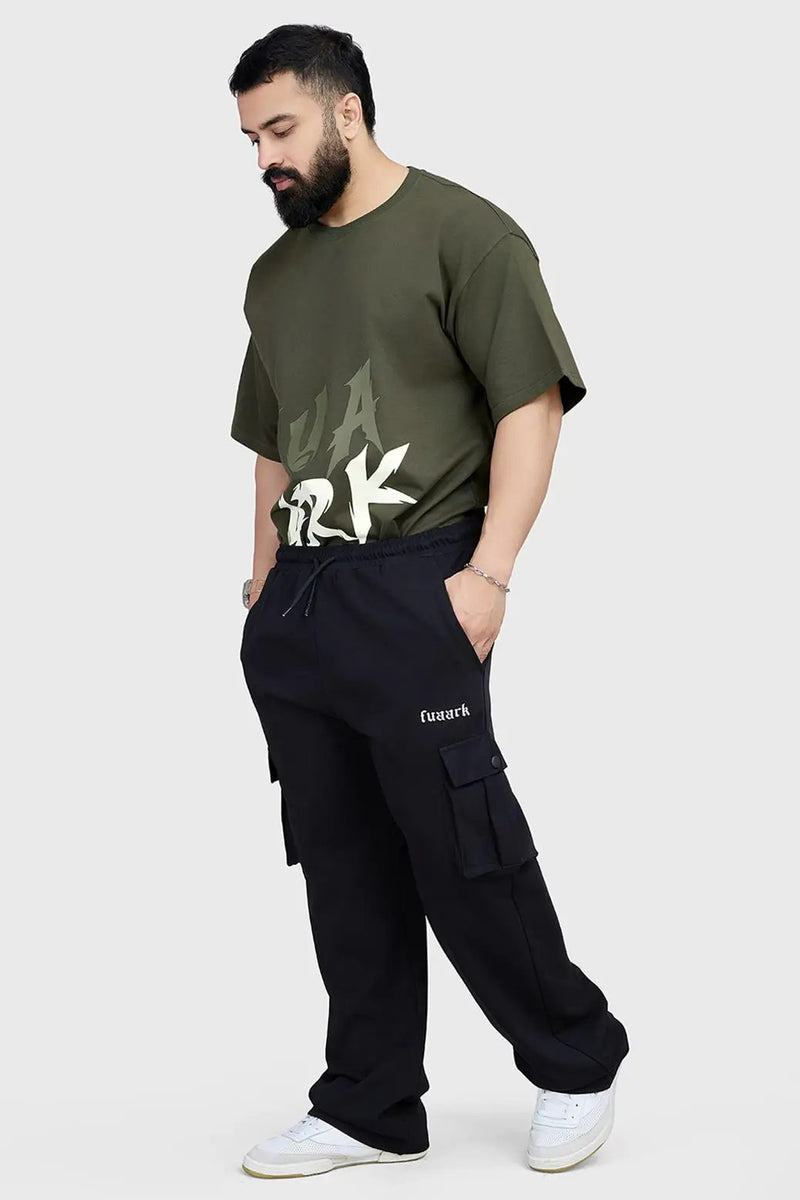 Edge Oversized T-shirt Olive by Fuaark Nz