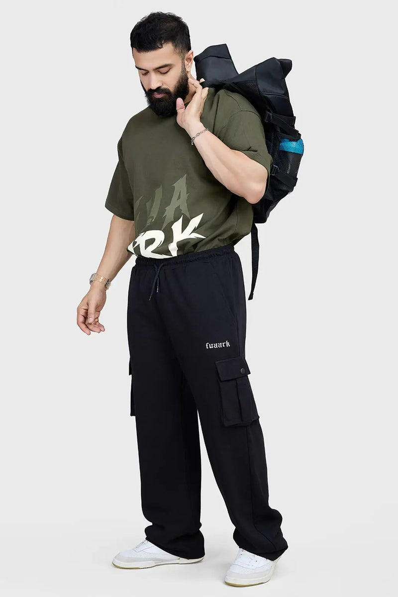 Edge Oversized T-shirt Olive by Fuaark Nz