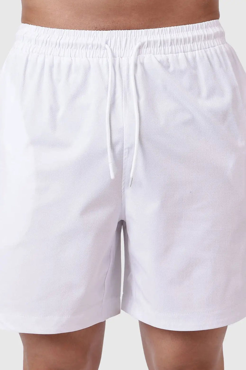 Edge Shorts White by Fuaark Nz