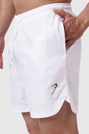 Edge Shorts White by Fuaark Nz