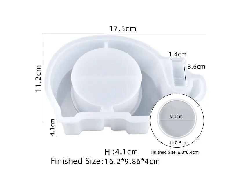 Money Box Money Bank Epoxy Silicone Casting Moulds for Money Storage with Lids by Resin Art NZ
