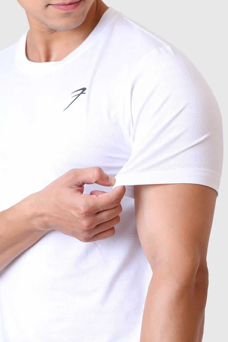 Ember Running T-shirt White by Fuaark Nz