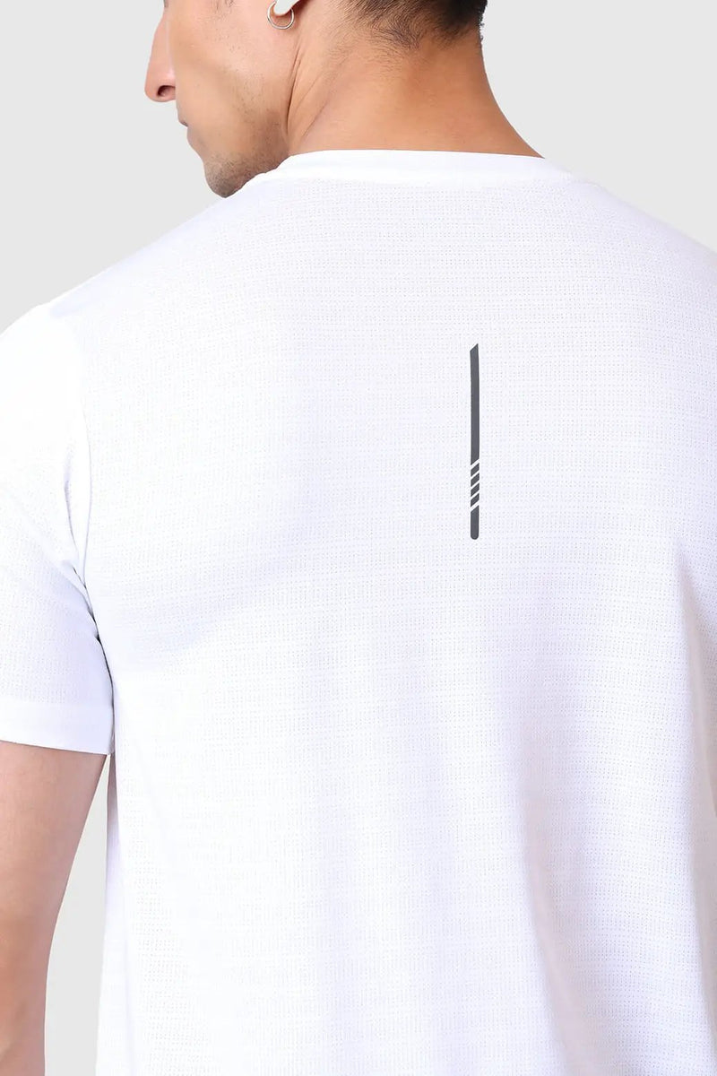 Ember Running T-shirt White by Fuaark Nz