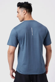 Ember Running T-shirt Light Blue by Fuaark Nz