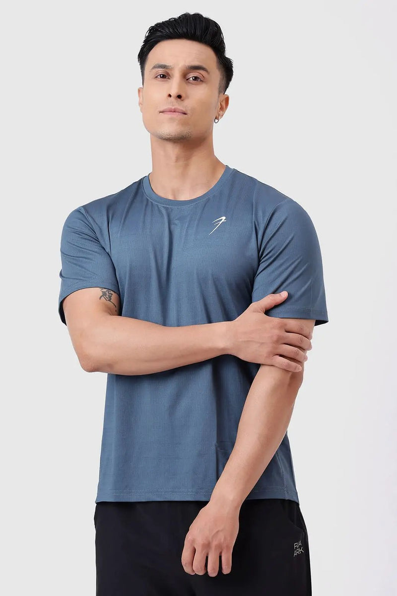 Ember Running T-shirt Light Blue by Fuaark Nz