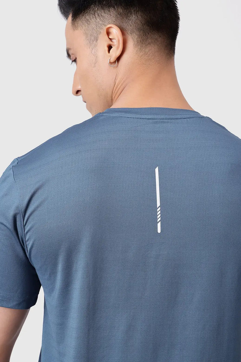 Ember Running T-shirt Light Blue by Fuaark Nz