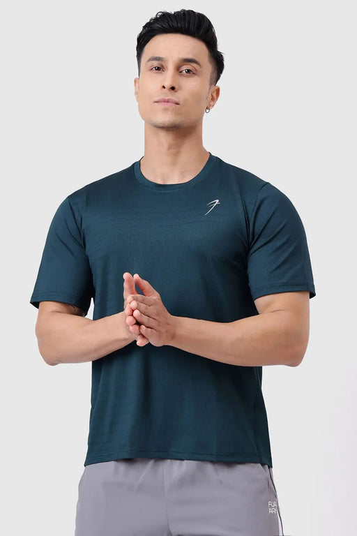 Ember Running T-shirt Bottle Green by Fuaark Nz