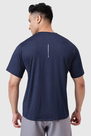 Ember Running T-shirt Navy by Fuaark Nz