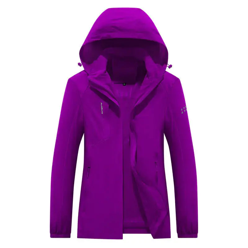 Women's Windproof Sports Jacket - Lightweight Autumn Outdoor Windbreaker by Mead's Supply & Equipment Outfitters limited