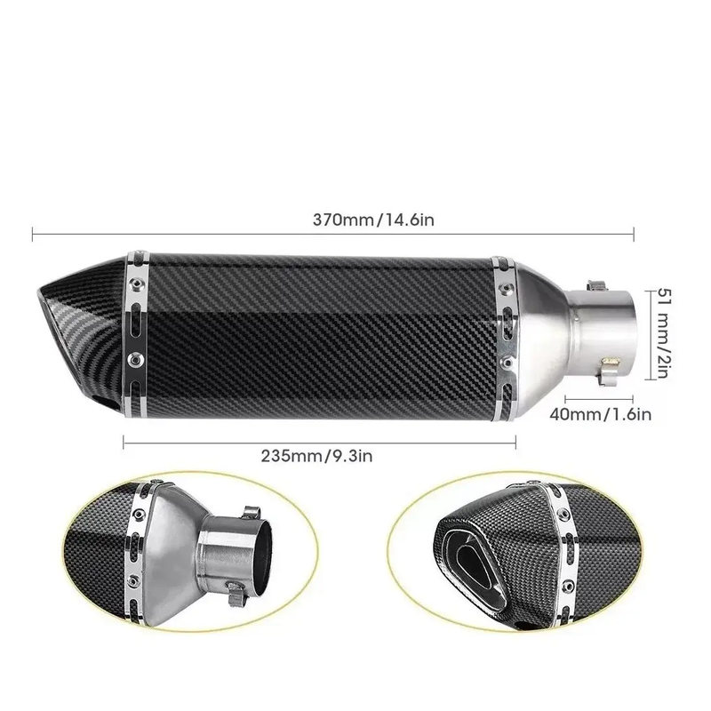 Motorcycle Exhaust Pipe Muffler by salelink.co.nz