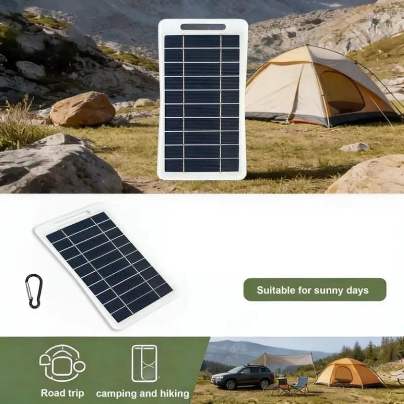 Solar Panel For Charging Devices - 2W/5V USB Output by 9eight5