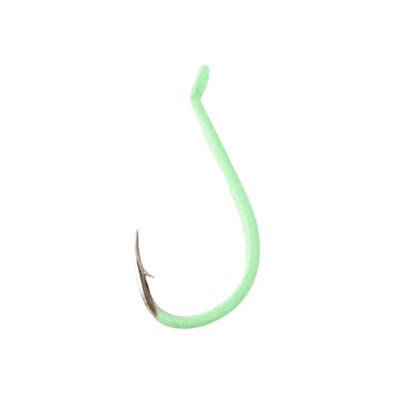 Beak Hook - Extra Long Point / Luminous Green by WISE ANGLER
