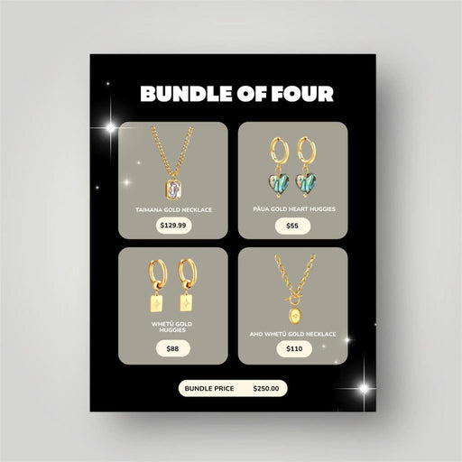 Tahana Bundle of Four (Pick Any 4 items from our entire website) - Limited Edition by Tahana Jewellery