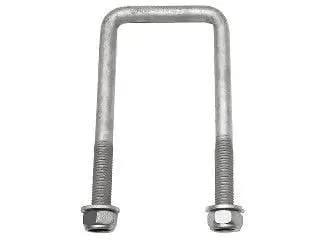 Square U-Bolt - M12 x 68 x 145mm - Grade 8.8 - Nuts Included by Trojan