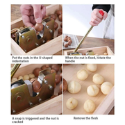 Macadamia Opener Nut Cracker Walnut Tool by salelink.co.nz