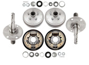 1250kg Drum Braked H&S Kit - 9" Hydraulic Drum - 5x4-1/2x1/2 parts including axles and drum brakes.