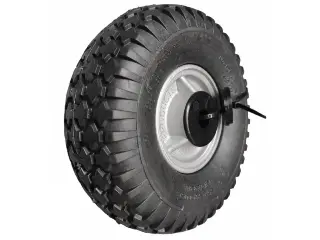 245x90mm Solid Tyre Wheel - Alloy Rim by Trojan