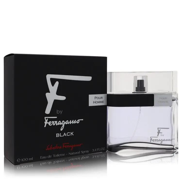 F Black Eau De Toilette Spray by Salvatore Ferragamo 50 ml by Brands HD
