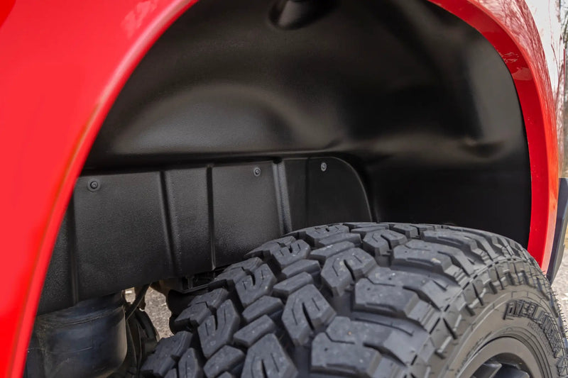 Chevrolet Rear Wheel Well Liners 19-20 Silverado 1500 Rough Country by Magwarehouse.com