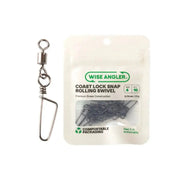 Coast Lock Snap Rolling Swivel by WISE ANGLER