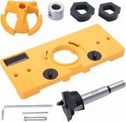 Concealed 35mm Cup Style Hinge Jig Boring Hole Drill Guide with Drill Bit Wood by salelink.co.nz