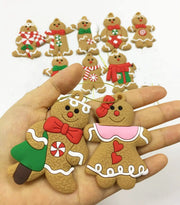 12PCS Christmas Tree Decorations Gingerbread Man Ornaments by salelink.co.nz