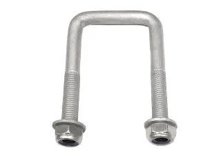 Square U-Bolt - M12 x 51 x 100mm - Grade 8.8 - Nuts Included by Trojan