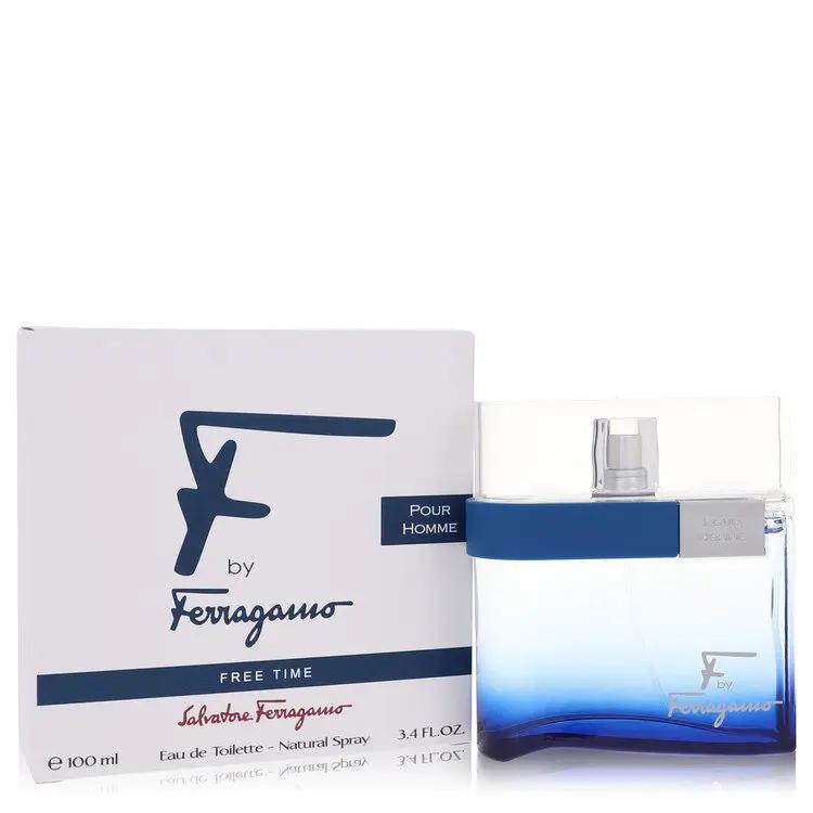 F Free Time Eau De Toilette Spray by Salvatore Ferragamo 100 ml by Brands HD