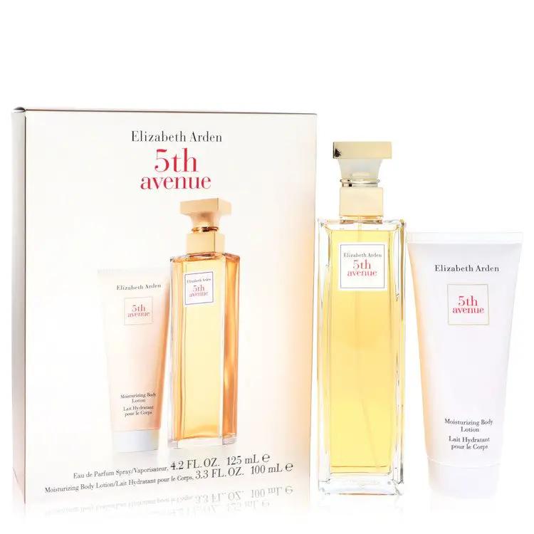 Brands HD Gift Set - 4.2 oz Eau De Parfum Spray + 3.3 oz Body Lotion 5th Avenue Gift Set - 4.2 oz Eau De Parfum Spray + 3.3 oz Body Lotion by Elizabeth Arden -- 5th Avenue Gift Set - 4.2 oz Eau De Parfum Spray + 3.3 oz Body Lotion by Elizabeth Arden --