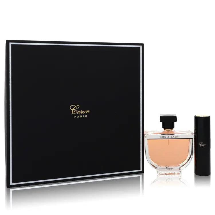 Fleur De Rocaille Gift Set - 3.3 oz Eau de Parfum Spray + 0.5 oz Travel Spray by Caron -- by Brands HD