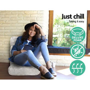 SportZone.co.nz Furniture > Bar Stools & Chairs > Arm Chairs & Recliners Artiss Lounge Sofa Bed Flannel Fabric Grey Artiss Lounge Sofa Bed Flannel Fabric Grey