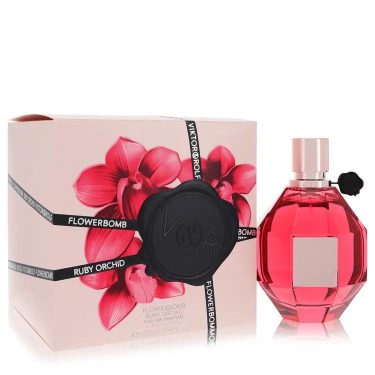 Flowerbomb Ruby Orchid Eau De Parfum Spray by Viktor & Rolf 100 ml by Brands HD