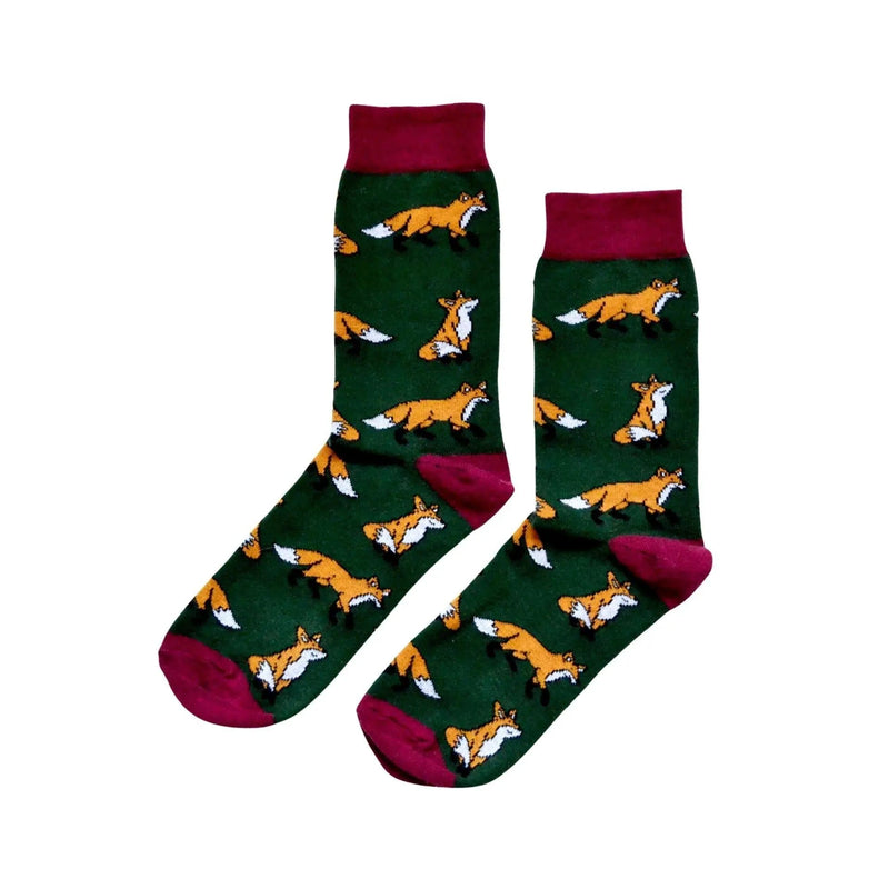 Barekind NZ Socks Save the Foxes Bamboo Socks Save the Foxes Bamboo Socks