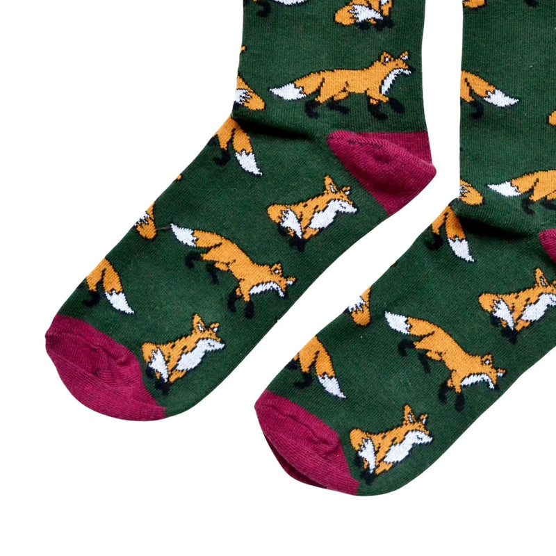 Barekind NZ Socks Save the Foxes Bamboo Socks Save the Foxes Bamboo Socks