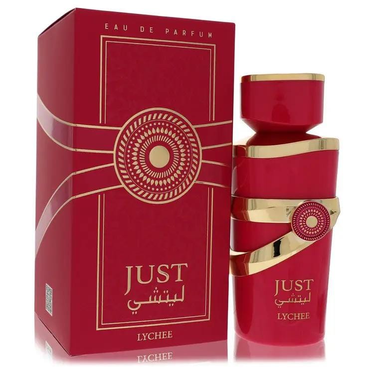 Brands HD Eau De Parfum Spray (Unisex) Fragrance World Just Lychee Eau De Parfum Spray (Unisex) by Fragrance World 100 ml Fragrance World Just Lychee Eau De Parfum Spray (Unisex) by Fragrance World 100 ml