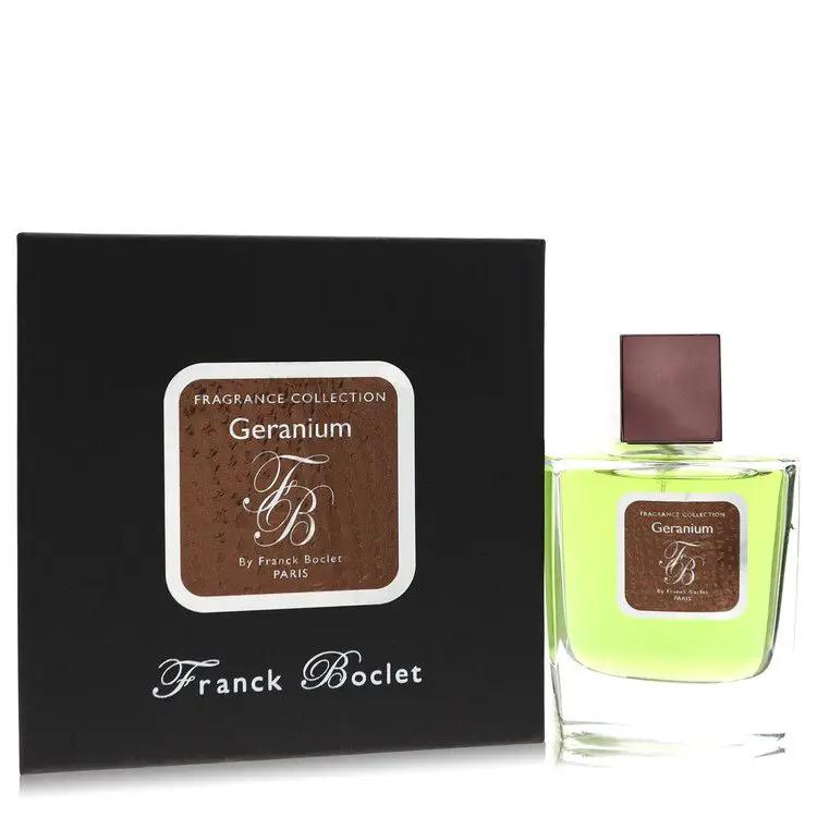 Franck Boclet Geranium Eau De Parfum Spray (Unisex) by Franck Boclet 100 ml by Brands HD