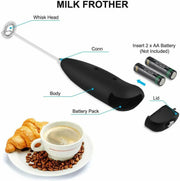 Milk Frother Coffee Mixer Foam Maker Hand Blender by salelink.co.nz